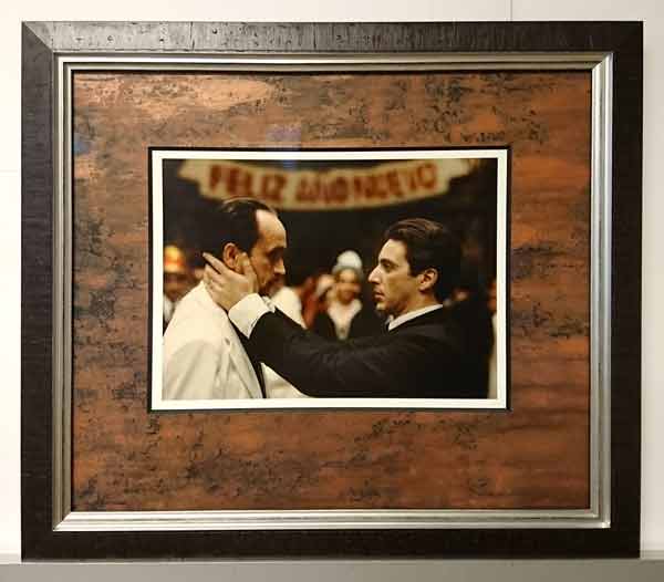 Foto van The Godfather voorzien van een luxe passe-partout met koper