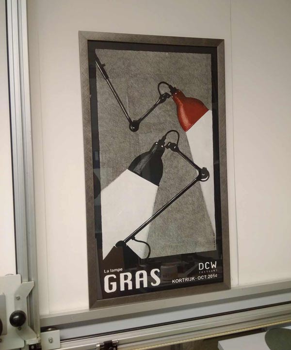 Affiche ingelijst