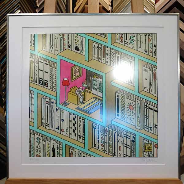 Weinig reflectie van licht door mat glas